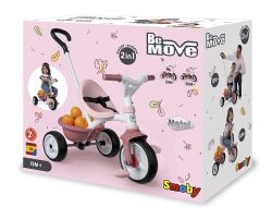 JCÉTÉ23 SMOBY - TRICYCLE BE MOVE ROSE